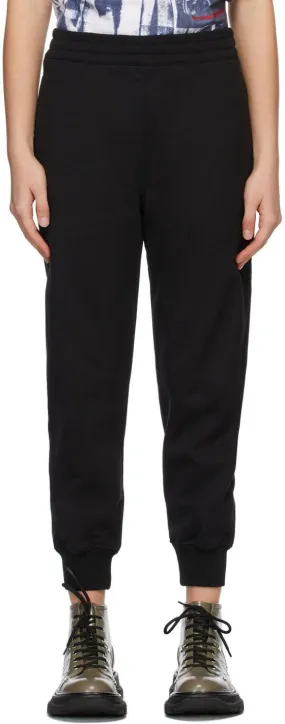 Alexander McQueen Black French Terry Lounge Pants