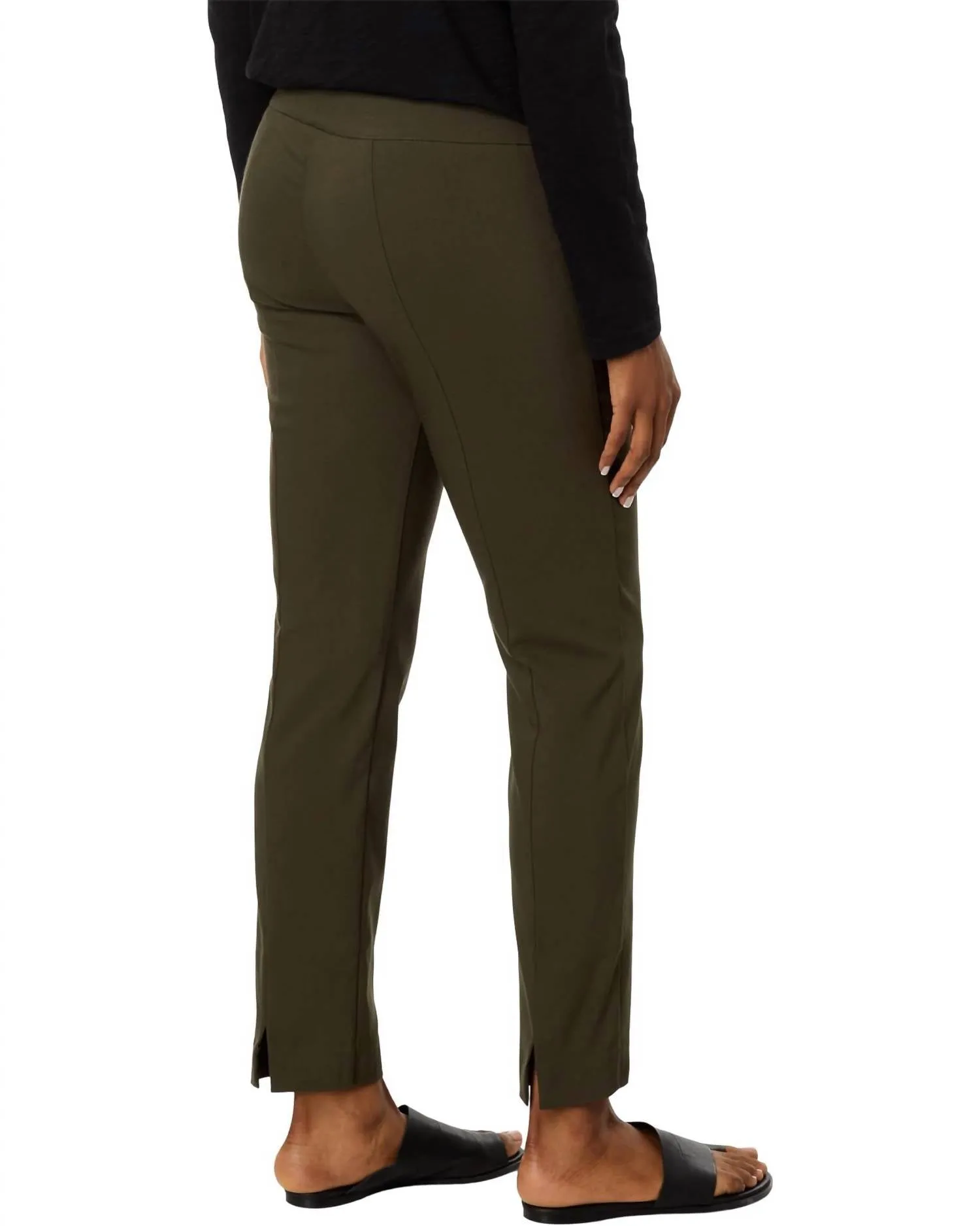 Ankle Slit Pull On Pant