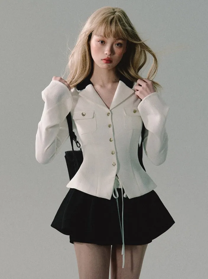 Black All waist Pants Skirt Match Low Twill