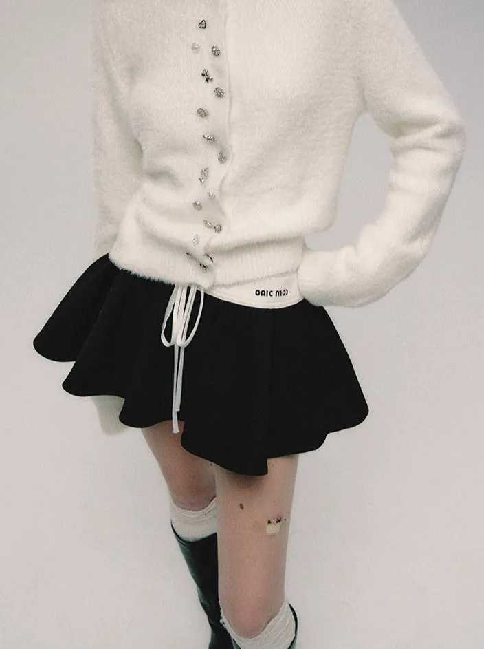 Black All waist Pants Skirt Match Low Twill