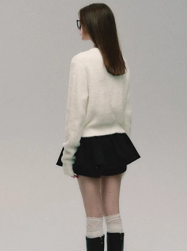 Black All waist Pants Skirt Match Low Twill