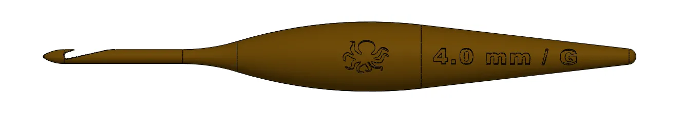 Burl - Ergonomic Crochet Hook