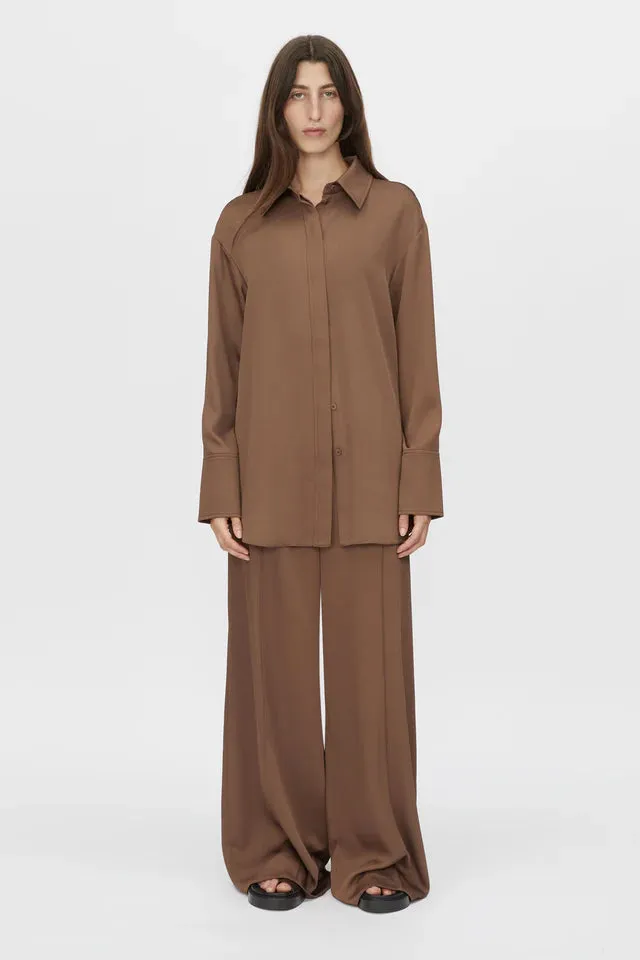 Camilla and Marc Cyphre Shirt in Chestnut
