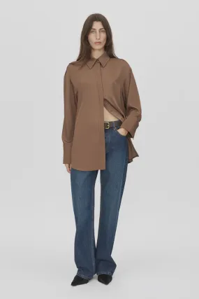 Camilla and Marc Cyphre Shirt in Chestnut