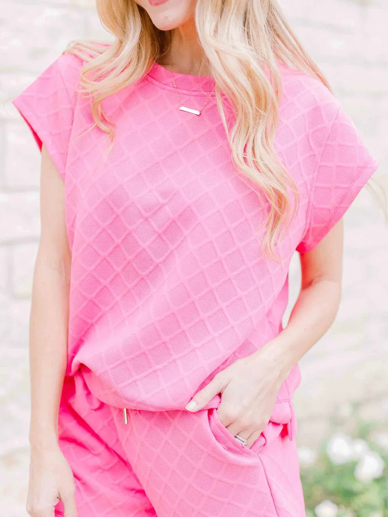 Claire Lounge Set in Pink