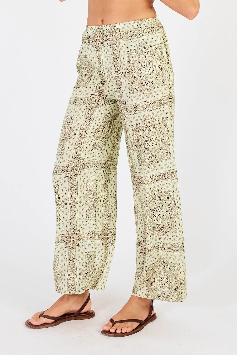 Cowgirl Surfer Nudo Pant Mint