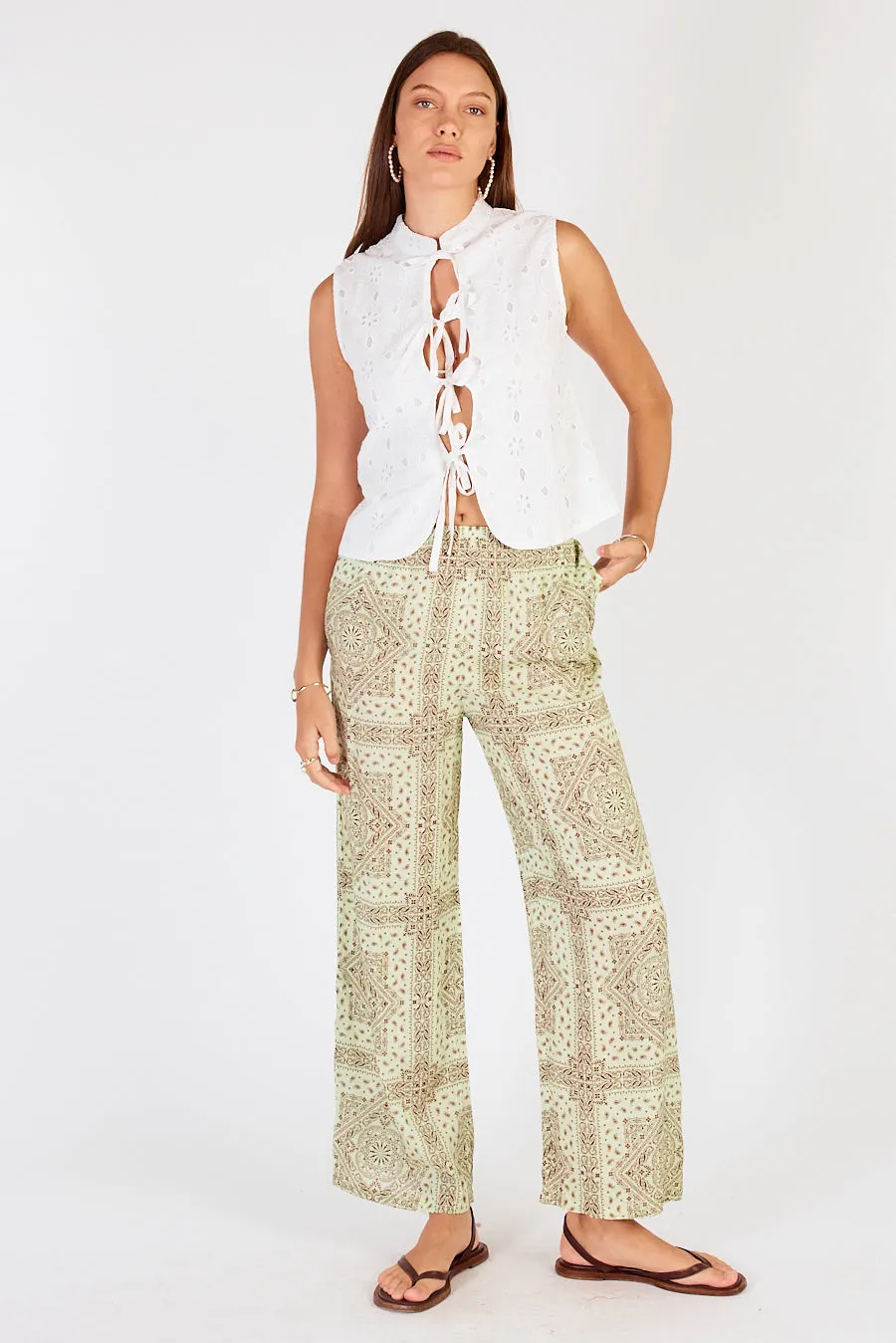 Cowgirl Surfer Nudo Pant Mint