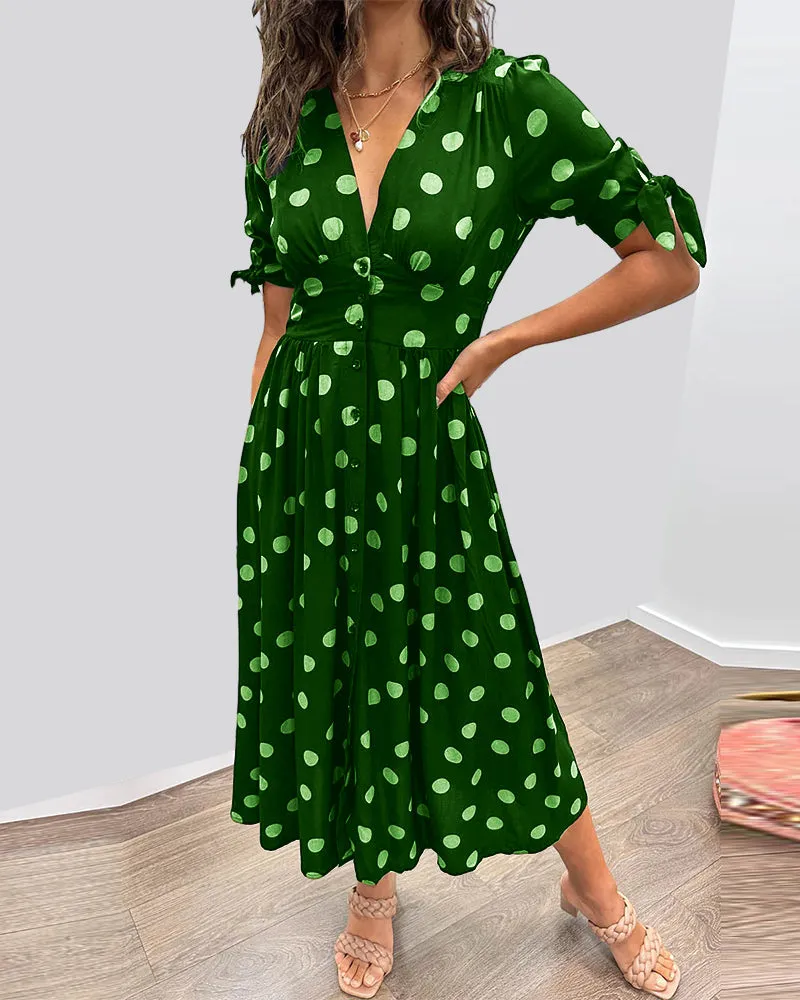 Daisy | Stylish Dress with Contemporary Dot Design