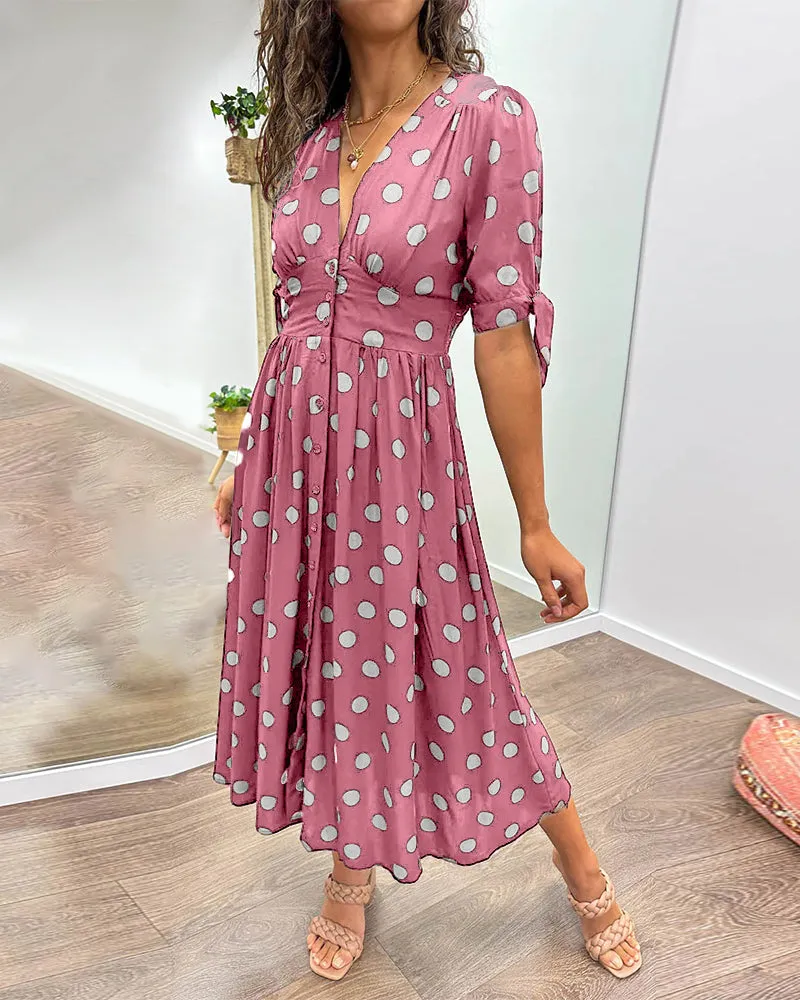 Daisy | Stylish Dress with Contemporary Dot Design
