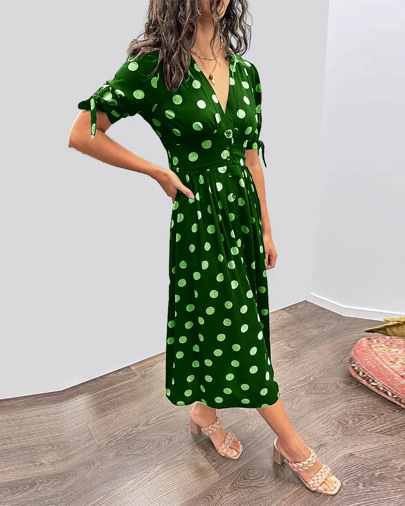 Daisy | Stylish Dress with Contemporary Dot Design