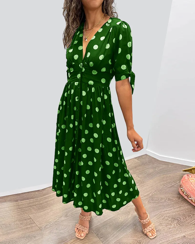 Daisy | Stylish Dress with Contemporary Dot Design