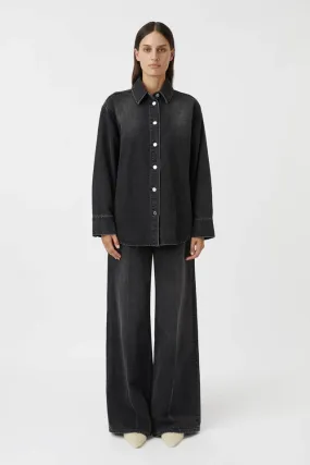Dalton Denim Shirt | Washed Black