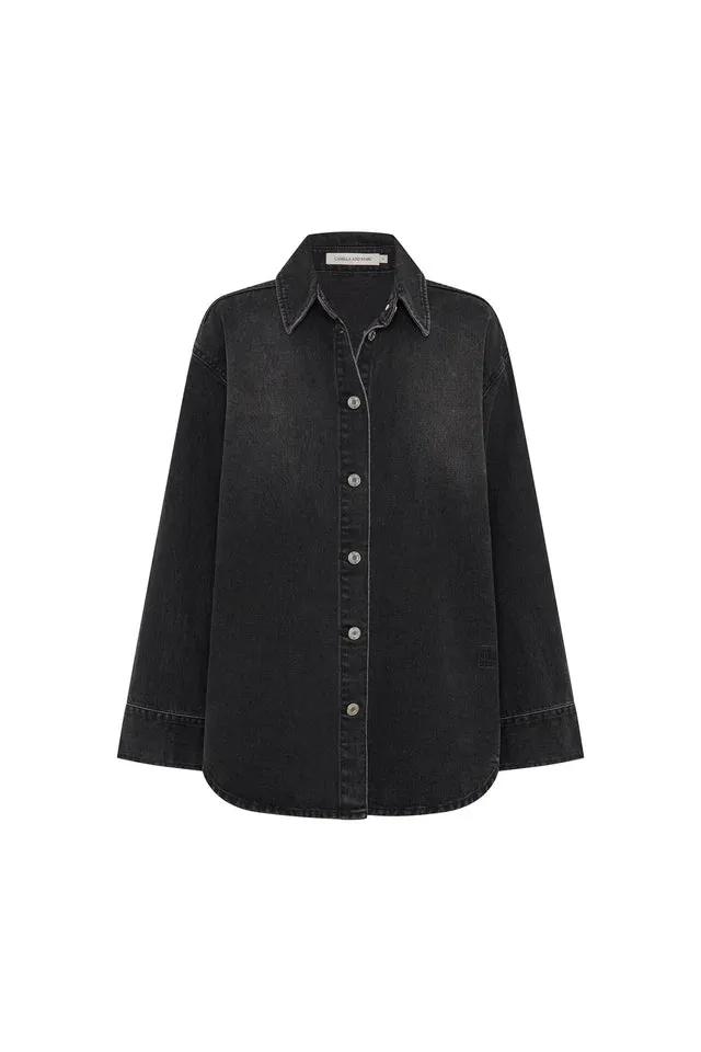 Dalton Denim Shirt | Washed Black