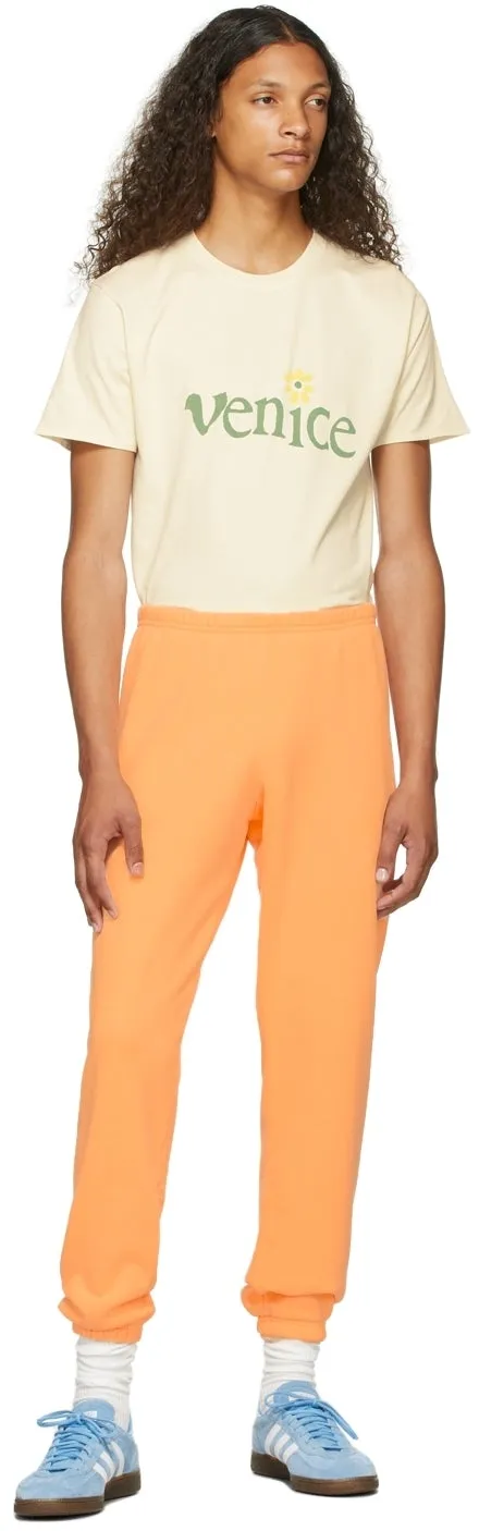 ERL Orange Logo Lounge Pants