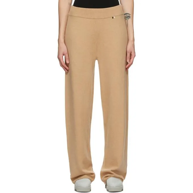 extreme cashmere Tan Cashmere Trouser Lounge Pants