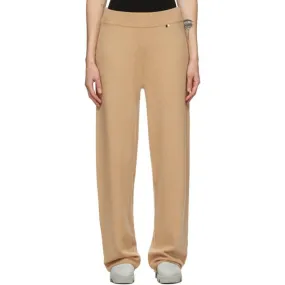 extreme cashmere Tan Cashmere Trouser Lounge Pants