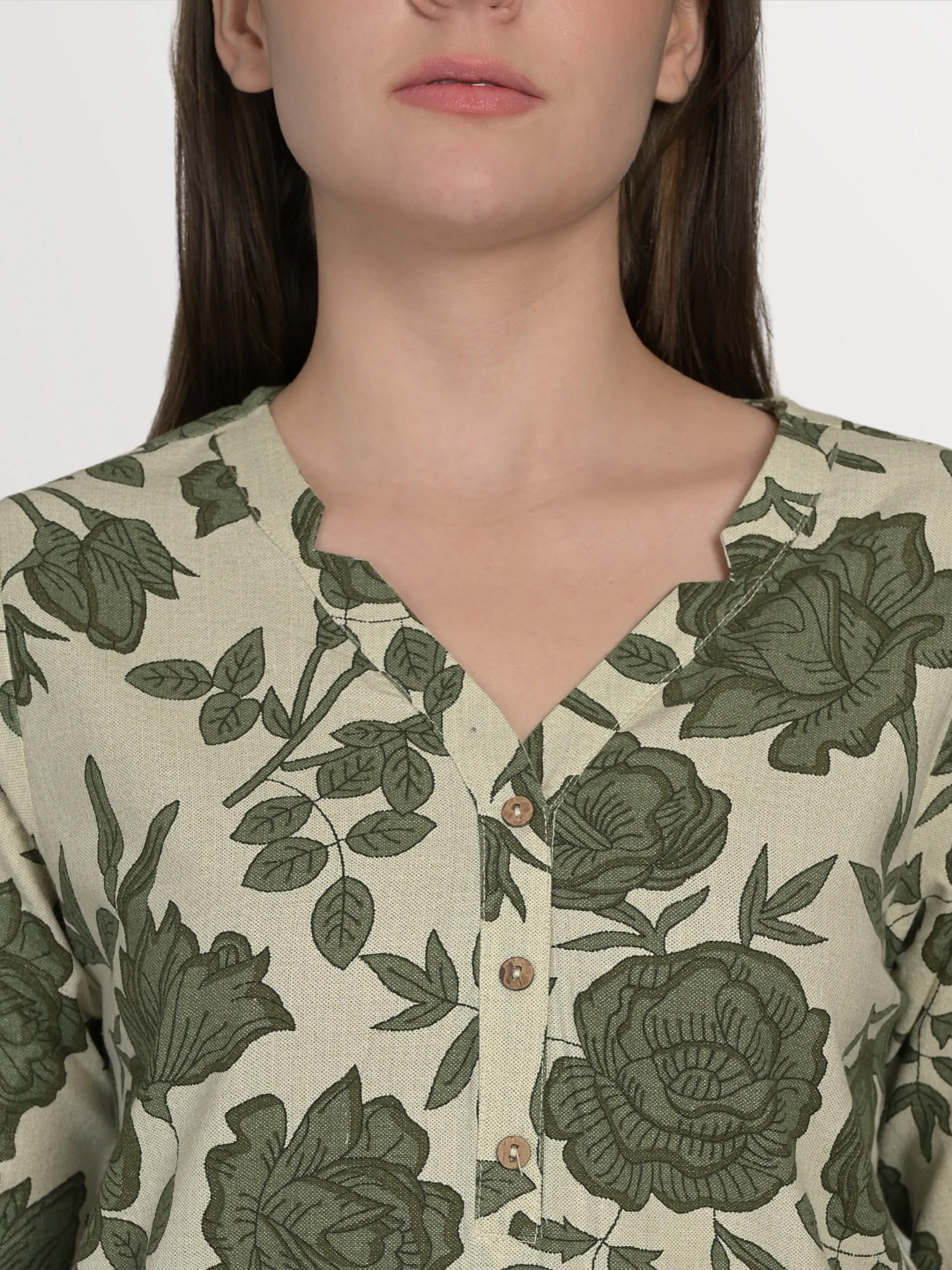 Green Printed KZ Co-Ord Set