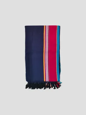 Kikoy Fabric Wrap in Navy Blue
