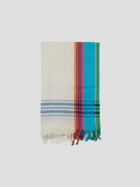 Kikoy Fabric Wrap in Offwhite Blue