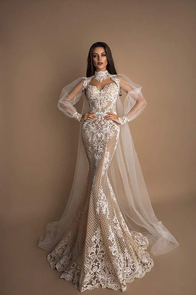 Lace Wedding Gown With Train