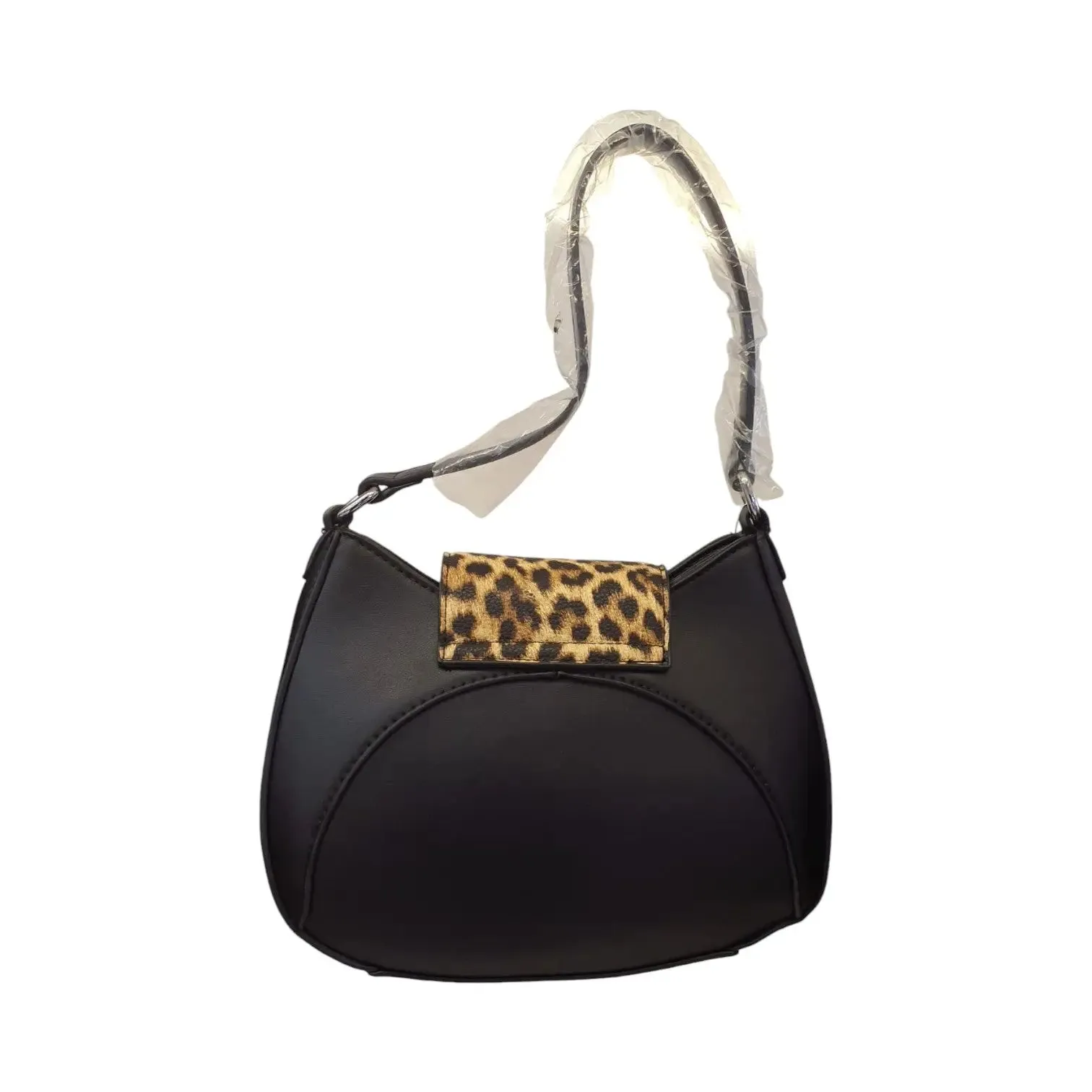 Leopard Patchwork Crossbody Bag