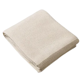Merino Knit Blanket - Natural