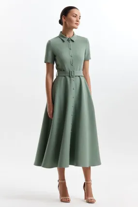 Pastel Green Formal Gown Evening Dress