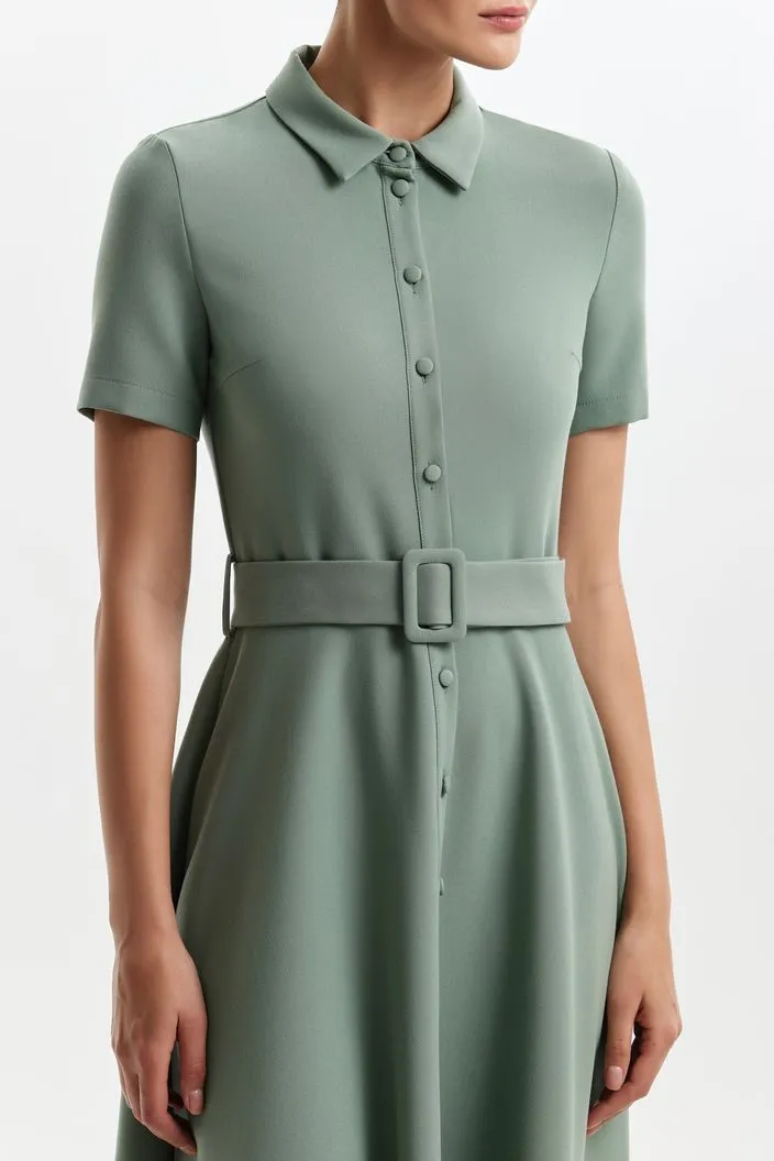 Pastel Green Formal Gown Evening Dress