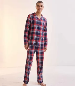 SF Clothing Tartan Lounge Set | Red/Navy