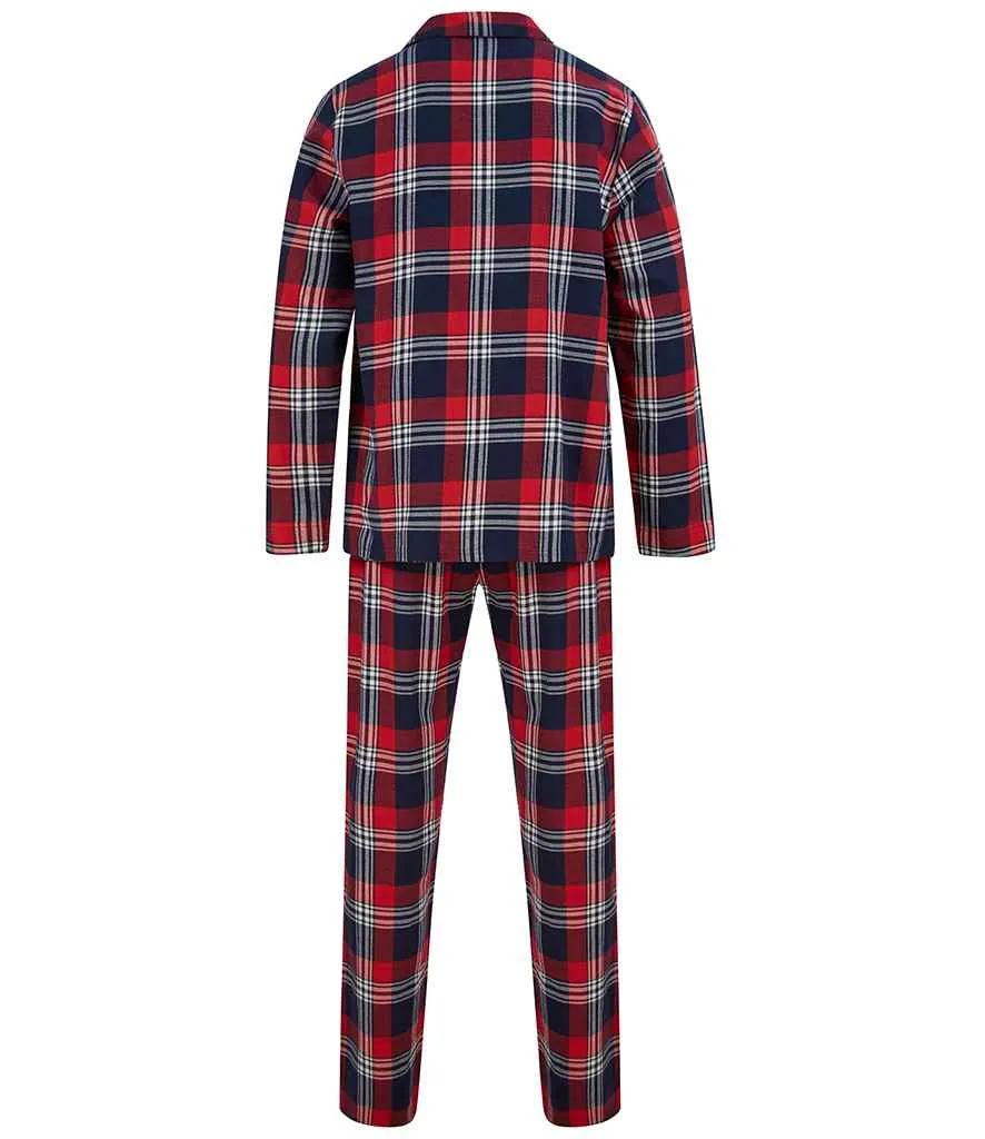 SF Clothing Tartan Lounge Set | Red/Navy