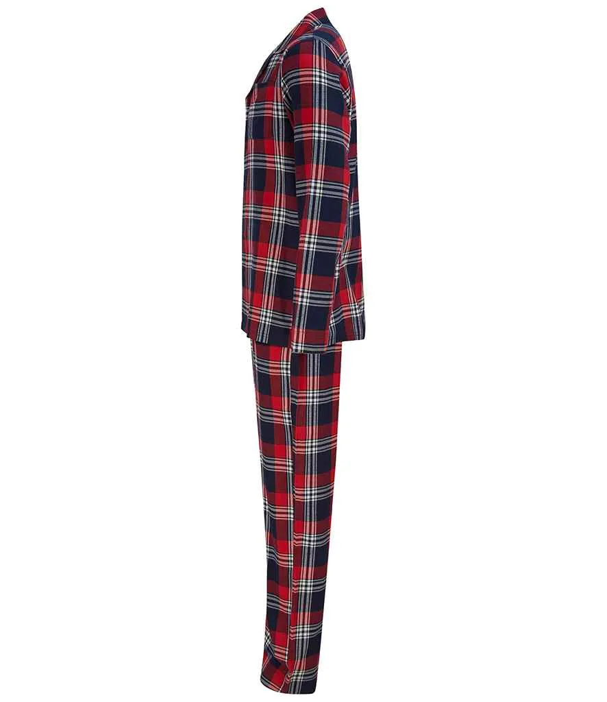 SF Clothing Tartan Lounge Set | Red/Navy