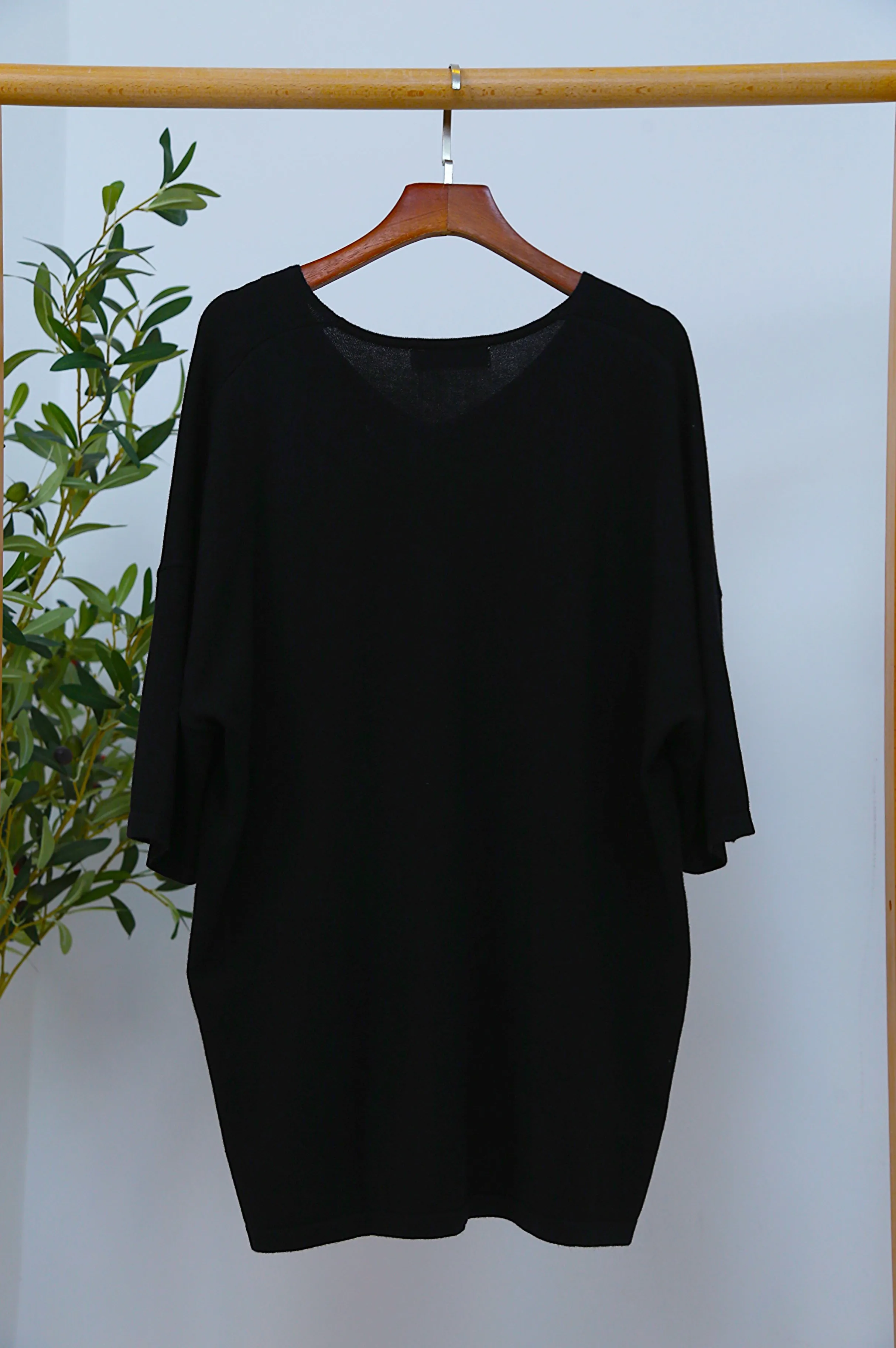 Smith Boxy Knit Top Black