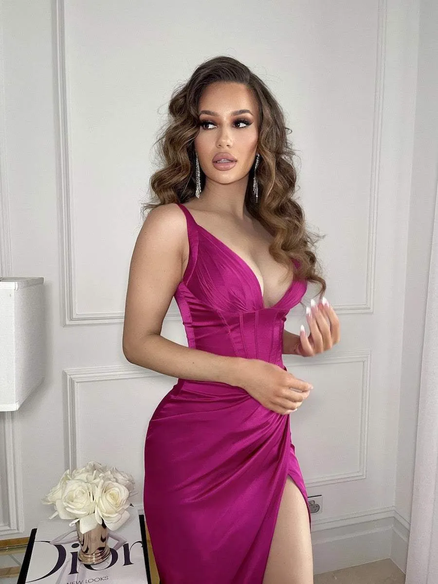 SPLENDID PINK EVENING DRESS