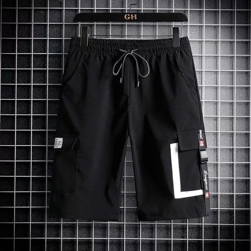 Teenagers Short-sleeved T-shirt Shorts Men's Trendy Sports Suit - Oversized Shirt