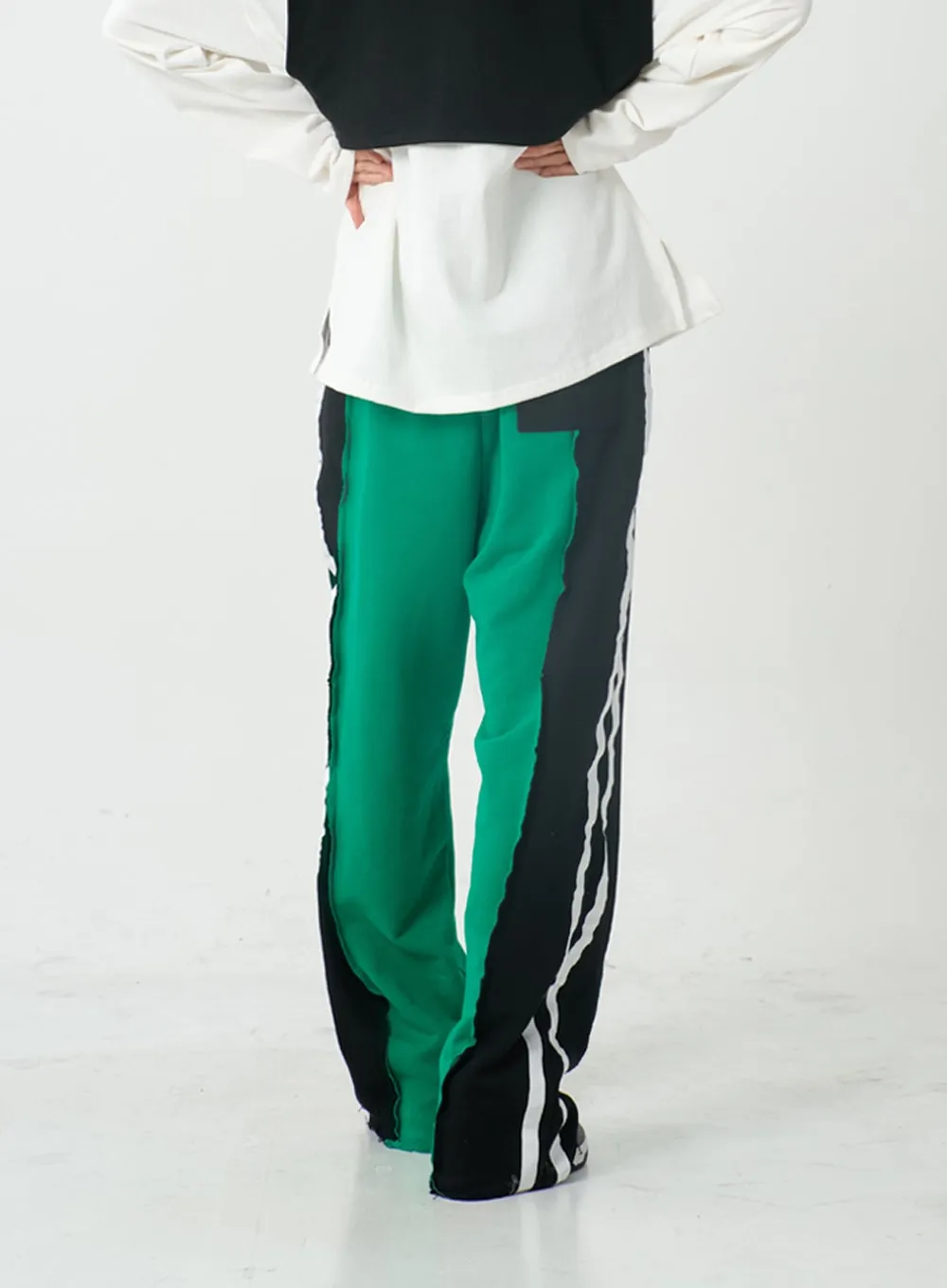 Three Color Training Wide Pants IO12
