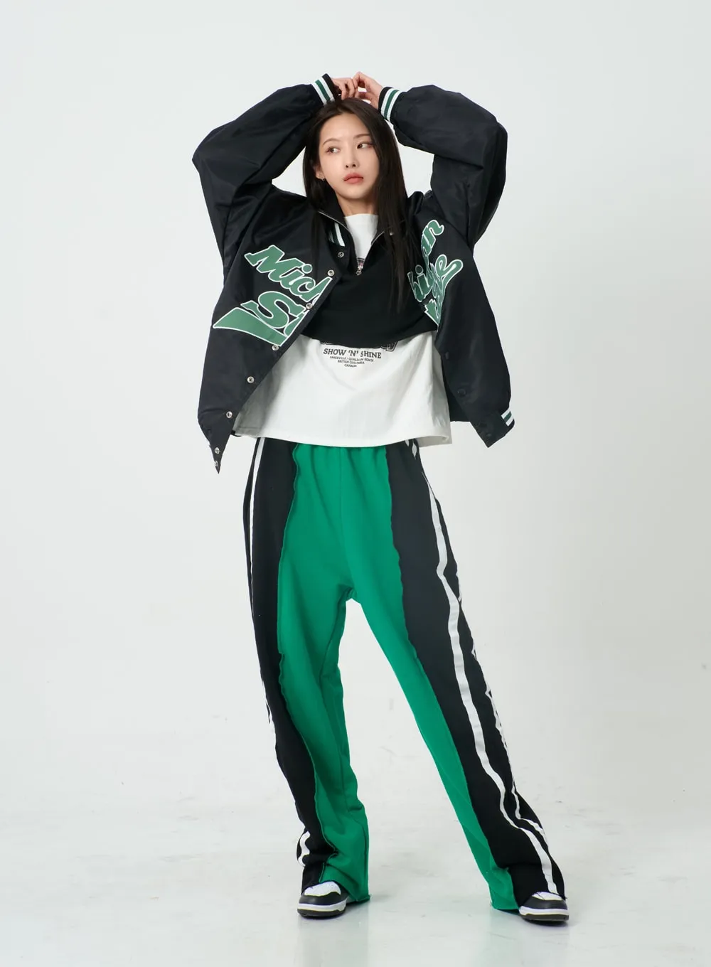Three Color Training Wide Pants IO12