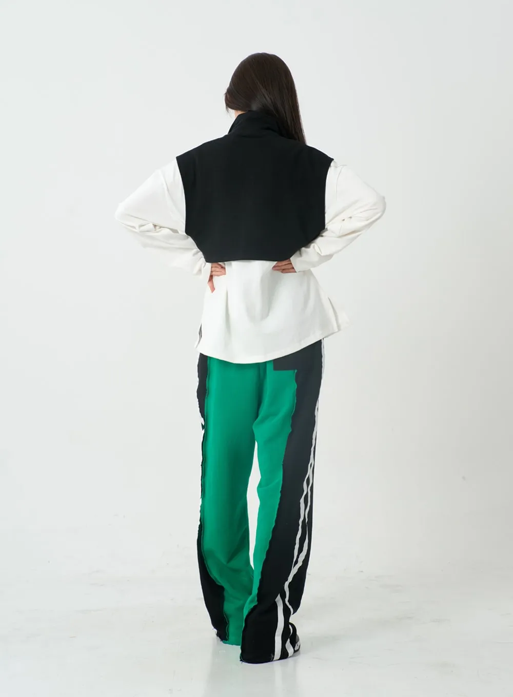 Three Color Training Wide Pants IO12