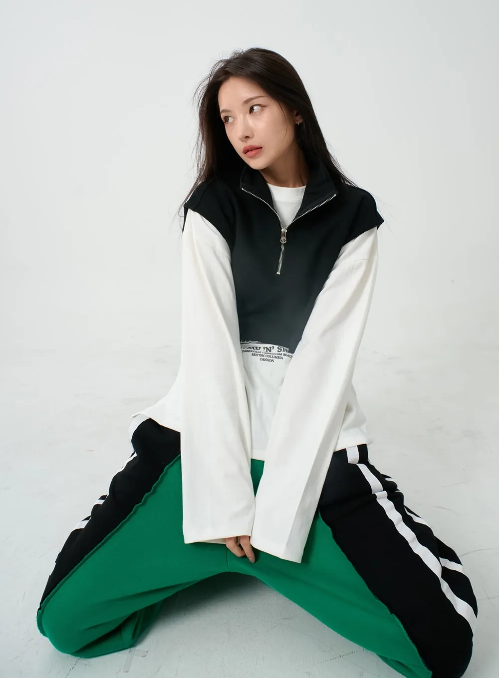 Three Color Training Wide Pants IO12
