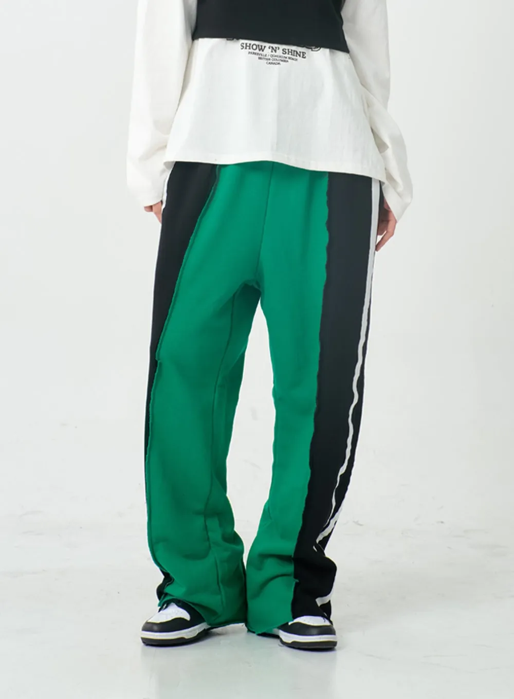 Three Color Training Wide Pants IO12