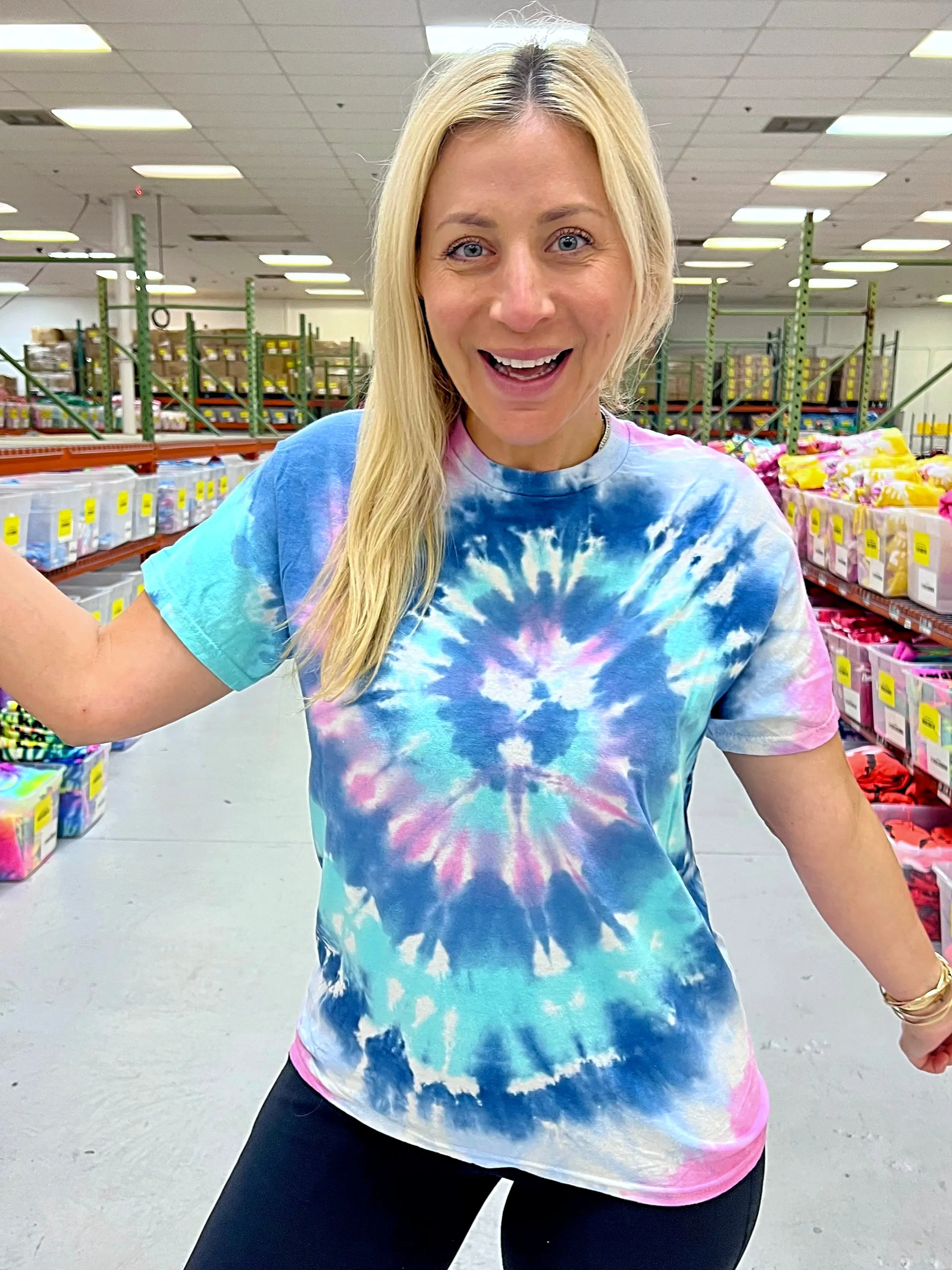 Unicorn Swirl Tie-Dye Tee - Blank